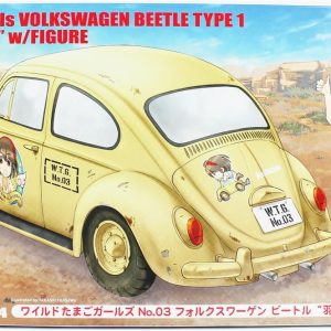 1/24 Volkswagen Beetle Type 1 (Rei Hazumi) Wild Egg Girls No.03  w/Figure maketi