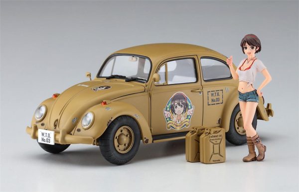 1/24 Volkswagen Beetle Type 1 (Rei Hazumi) Wild Egg Girls No.03  w/Figure maketi, Hasegawa SP488 52288 - Görsel 3