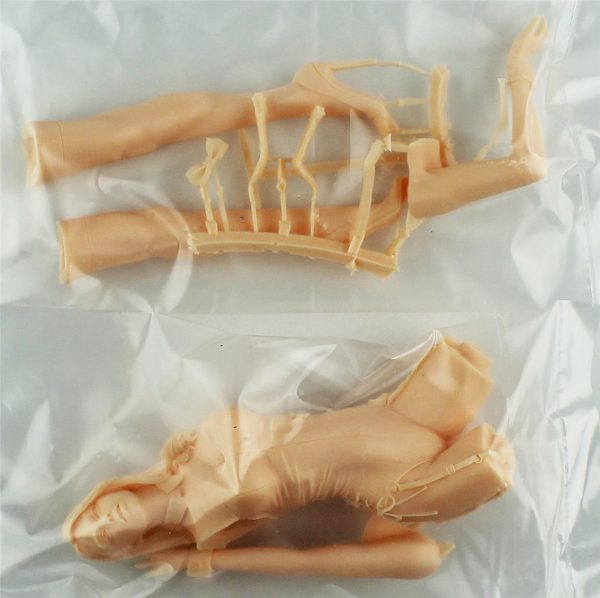 1/12 Real Figure Collection 08 Blond Girl Vol.4 maketi, Hasegawa SP494 52294 - Görsel 4