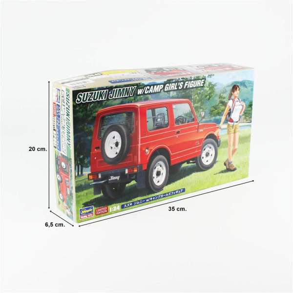 1/24 Suzuki Jimny (w/Camp Girl's Figure) maketi, Hasegawa SP501 52301 - Görsel 5