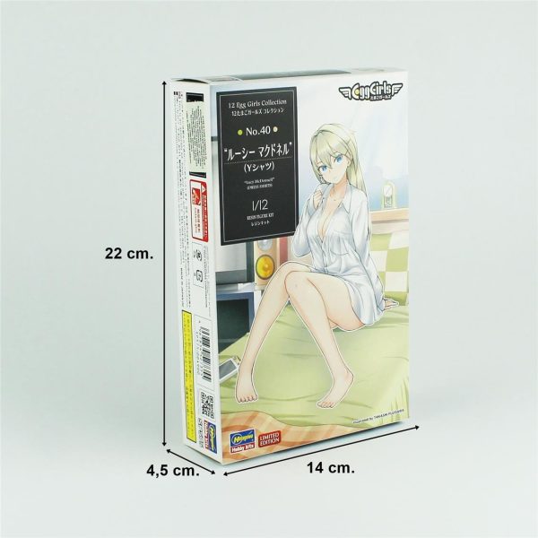 1/12 12 Egg Girls Collection 40 (Lucy McDonnell) maketi, Hasegawa SP575 52735 - Görsel 5