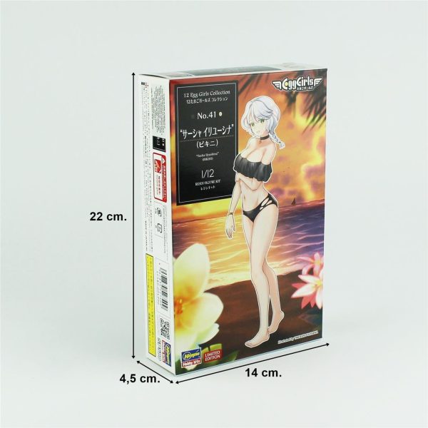 1/12 12 Egg Girls Collection 41 (Sasha Ilyushina) (Bikini) Resin maketi, Hasegawa SP580 52740 - Görsel 5
