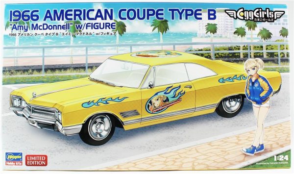 1/24 Chevrolet 1966 American Coupe Type B (Amy McDonnell) w/Figure maketi