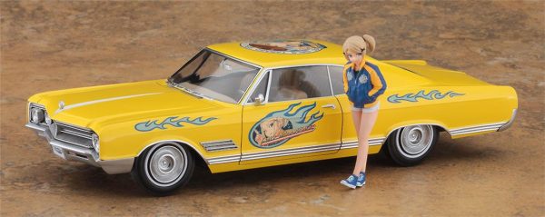 1/24 Chevrolet 1966 American Coupe Type B (Amy McDonnell) w/Figure maketi, Hasegawa SP598 52758 - Görsel 3
