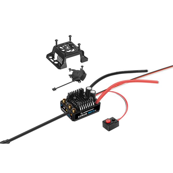 Hobbywing 30102603, EzRun Serisi MAX10 G2 Fırçasız Motor için Elektronik Hız Kontrolü - Görsel 3