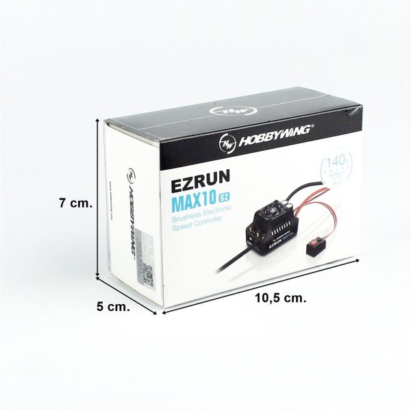 Hobbywing 30102603, EzRun Serisi MAX10 G2 Fırçasız Motor için Elektronik Hız Kontrolü - Görsel 4