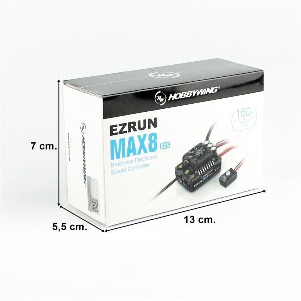 Hobbywing 30103205, EzRun Serisi MAX8 G2S Fırçasız Motor için Elektronik Hız Kontrolü - Görsel 4