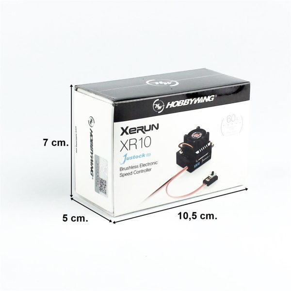 Hobbywing 30112005, XeRun Serisi XR10 Justock G3S Fırçasız Motor için Elektronik Hız Kontrolü - Görsel 4
