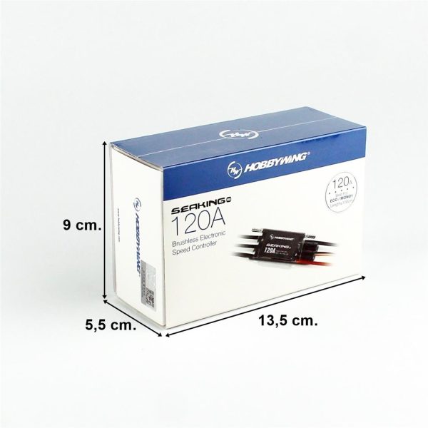 Hobbywing 30302361, Seaking Pro Serisi Fırçasız Tekne Motoru için Su Soğutmalı Elektronik Hız Kontrolü - Görsel 3