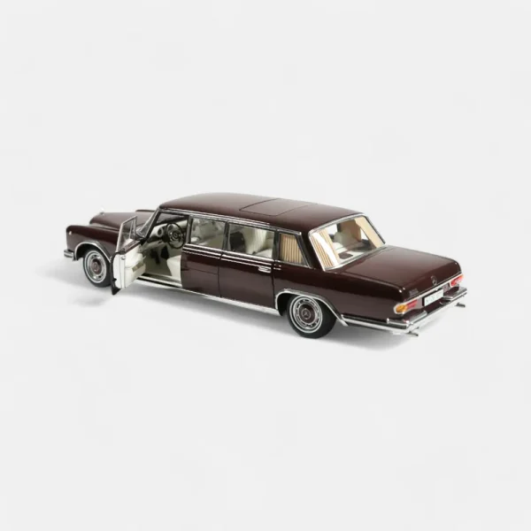 NZG 1071/15, 1/18 Mercedes 600 Pullman Şarap Kırmızısı Diecast Araba - Görsel 4