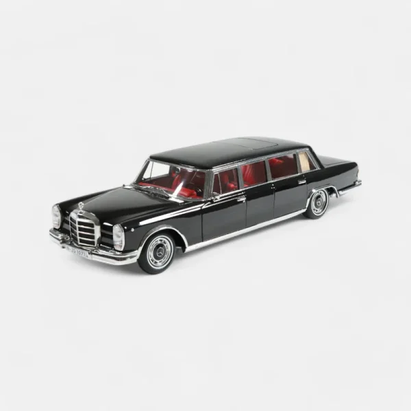 NZG 1071/50, 1/18 Mercedes 600 Pullman Siyah Diecast Araba