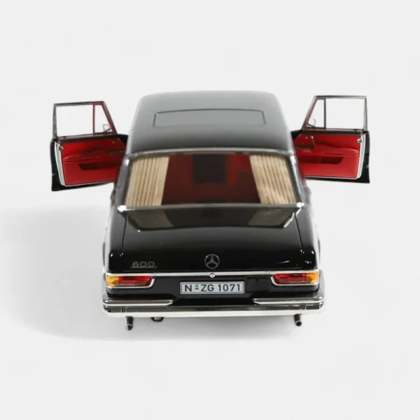 NZG 1071/50, 1/18 Mercedes 600 Pullman Siyah Diecast Araba - Görsel 3