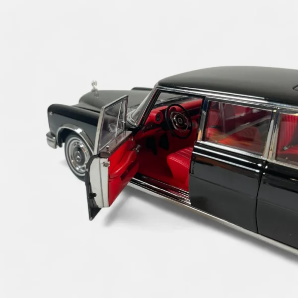 NZG 1071/50, 1/18 Mercedes 600 Pullman Siyah Diecast Araba - Görsel 2