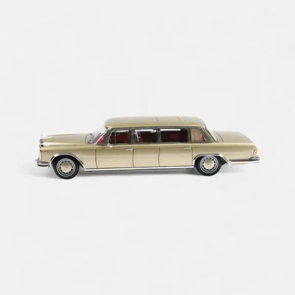 NZG 1071/66, 1/18 Mercedes 600 Pullman Şampanya Diecast Araba - Görsel 2