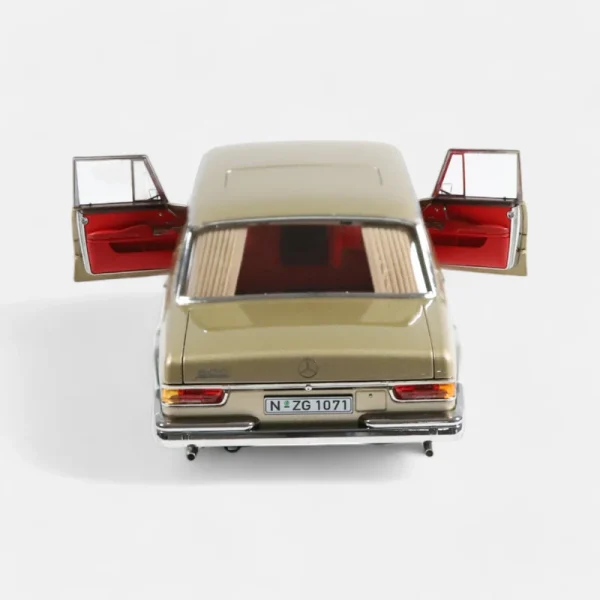 NZG 1071/66, 1/18 Mercedes 600 Pullman Şampanya Diecast Araba - Görsel 4
