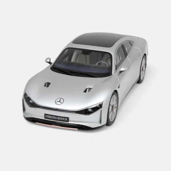 NZG 1073/55, 1/18 Mercedes Vision EQXX Gümüş Diecast Araba - Görsel 2