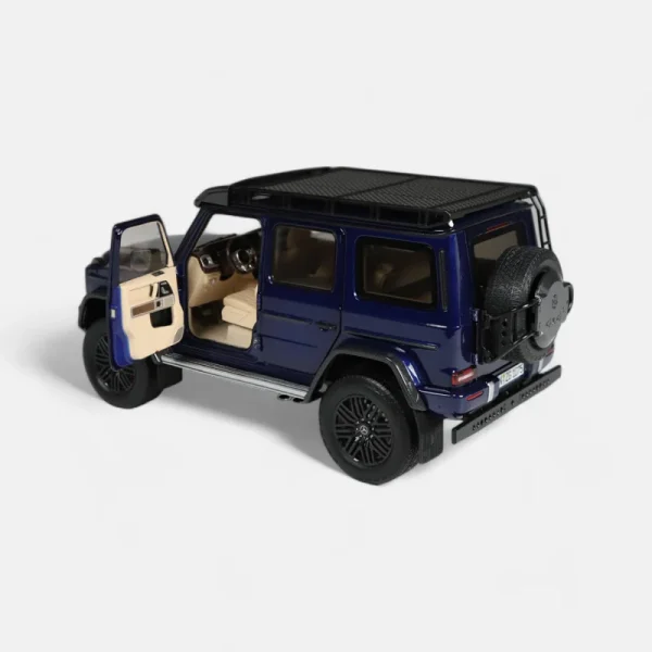 NZG 10751/20, 1/18 Mercedes-AMG G 63 4x4 Mavi Diecast Cip - Görsel 3