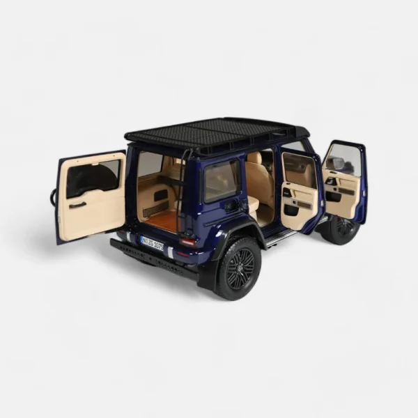 NZG 10751/20, 1/18 Mercedes-AMG G 63 4x4 Mavi Diecast Cip - Görsel 5