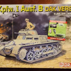 Dragon 6207, 1/35 Pz.Kpfw. I Ausf.B Tankı DAK Versiyonu Maketi