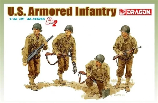 Dragon 6366, 1/35 U.S. Zırhlı Piyade Figürleri Gen2 Maketi