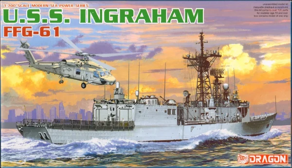 Dragon 7068, 1/700 U.S.S. Ingraham FFG-61 Maketi