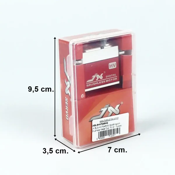 JX BLS-HV7046MG, 39-48 Kg/cm Brushless 70 Gr. Dijital Servo - Görsel 2