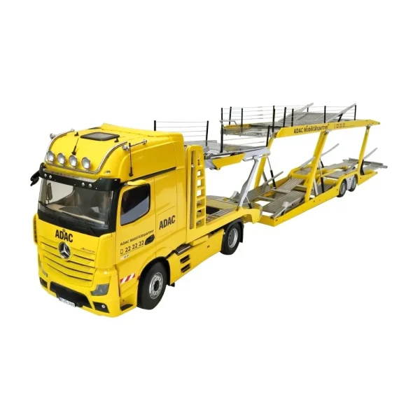 NZG 1025/02, 1/18 LOHR Araç Taşıma Dorsesi ve Mercedes-Benz Actros Çekici (ADAC) Diecast Tır - Görsel 2
