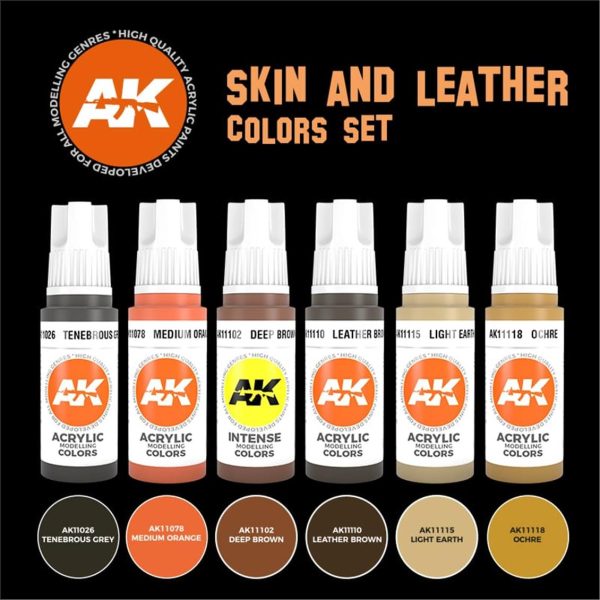 AK-InterActive 11603, 6x17 ml. İnsan Teni için Boya Seti - Görsel 3