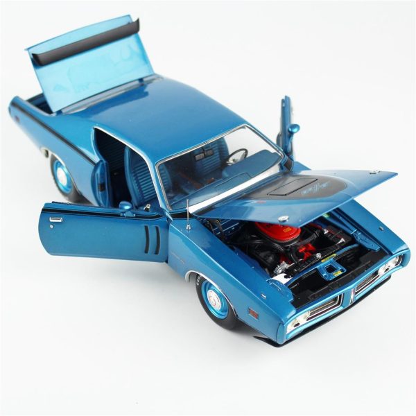 AutoWorld AMM1274, 1/18 1971 Dodge Charger R/T Coupe Diecast Araba - Görsel 4