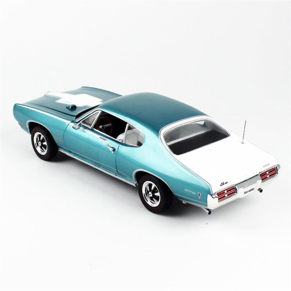 AutoWorld AMM1277, 1/18 1968 Pontiac Royal Bobcat Diecast Araba - Görsel 3