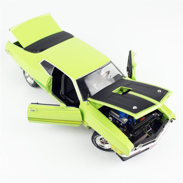 AutoWorld AMM1278, 1/18 1971 Ford Torino Cobra (Class of 1971) Diecast Araba - Görsel 4