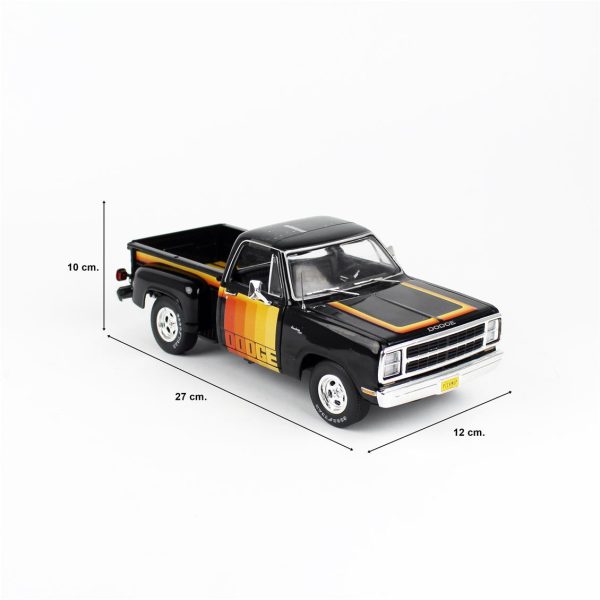 AutoWorld AW291, 1/18 1980 Dodge D150 Pick-M-Up Utiline Diecast Kamyonet - Görsel 5