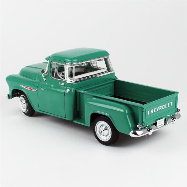 AutoWorld AW293, 1/18 1957 Chevrolet Stepside Diecast Kamyonet - Görsel 3