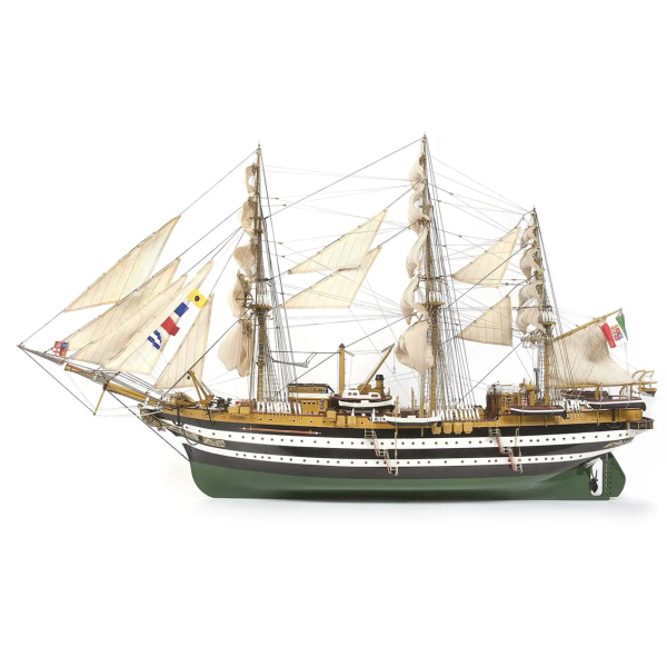 Occre 15006, 1/100 98 cm. Amerigo Vespucci ahşap gemi maketi - Görsel 4