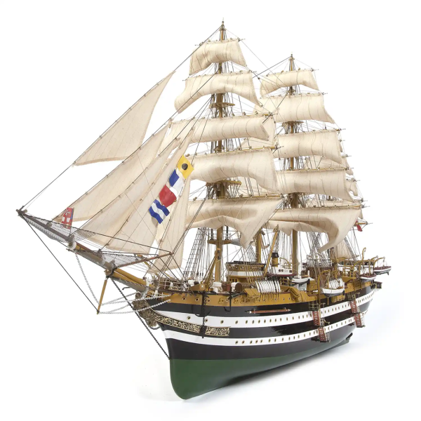 Occre 15006, 1/100 98 cm. Amerigo Vespucci ahşap gemi maketi - Görsel 3