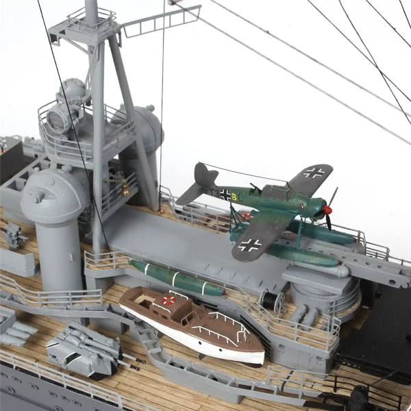 Occre 16000, 1/200 107 cm. Prinz Eugen ahşap kruvazör maketi - Görsel 4
