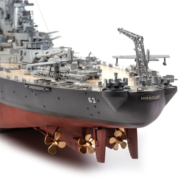 Occre 16002, 1/200 136 cm. USS Missouri BB-63 ahşap gemi maketi - Görsel 3