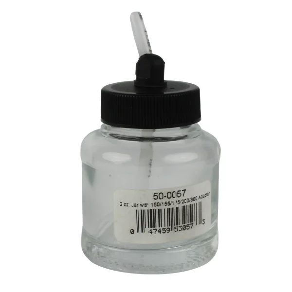 60 ml. Adaptörlü Cam Şişe, Badger 50-0057
