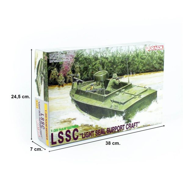 Dragon 3301, 1/35 LSSC (Hafif SEAL Destek Teknesi) ve 6 Figür Maketi - Görsel 4