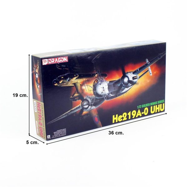 Dragon 5005, 1/72 He219A-0 Uhu ( Golden Wing Serisi) Plastik Maketi - Görsel 5