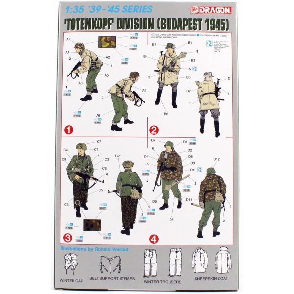 1/35 3. SS Tank Tümeni TOTENKOPF (Budapeşte 1945) Figür Plastik Maketi