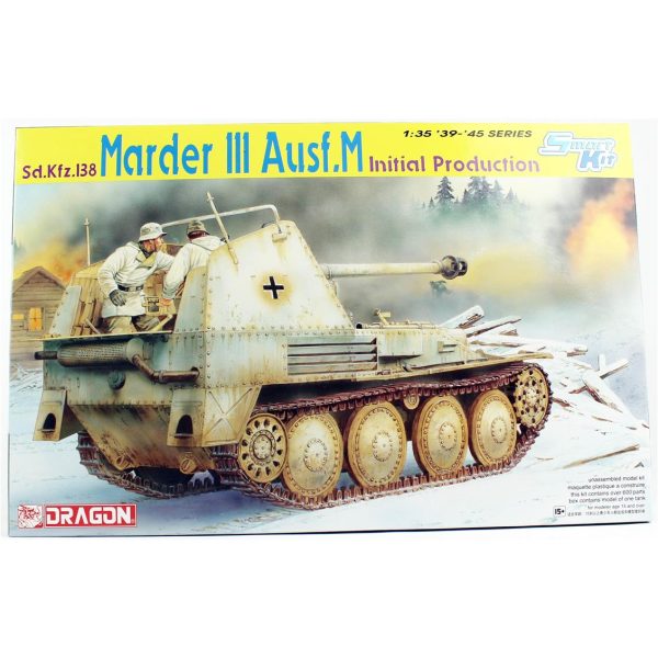 Dragon 6464, 1/35 Sd.Kfz.138 Marder III Ausf.M. Plastik Maketi