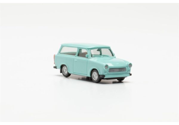 Herpa 020770-007, 1/87 Trabant 601 S Mavi küçük araba modeli - Görsel 4