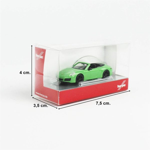 Herpa 420365, 1/87 Porsche 911 Carrera 2 Cabrio küçük araba modeli - Görsel 5