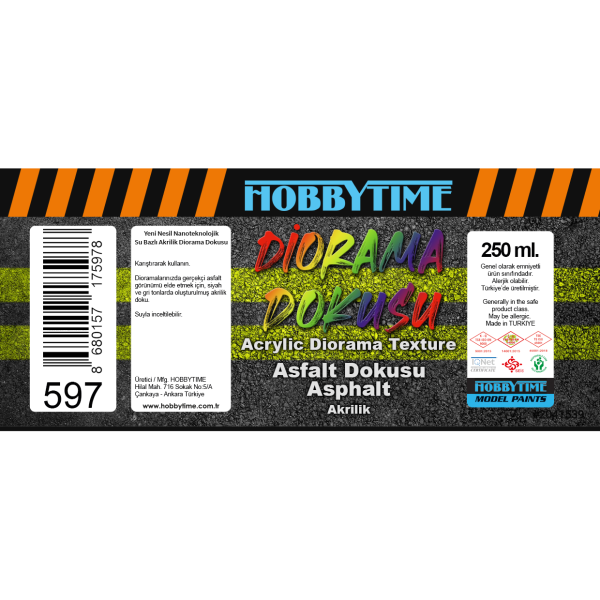 HT 597 250 ml. Asfalt Dokusu - Görsel 2