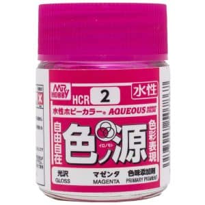 Mr.Hobby HCR-2, 18 ml. Primary Color Pigment Magenta Aqueous Maket Boyası
