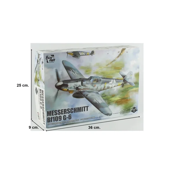 Border BF-001, 1/35 Messerschmitt Bf 109G-6 Plastik Maketi - Görsel 5