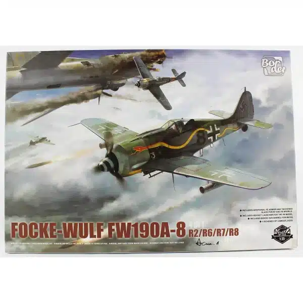 Border BF-009, 1/35 Focke-Wulf FW-190A-8 (4 in 1