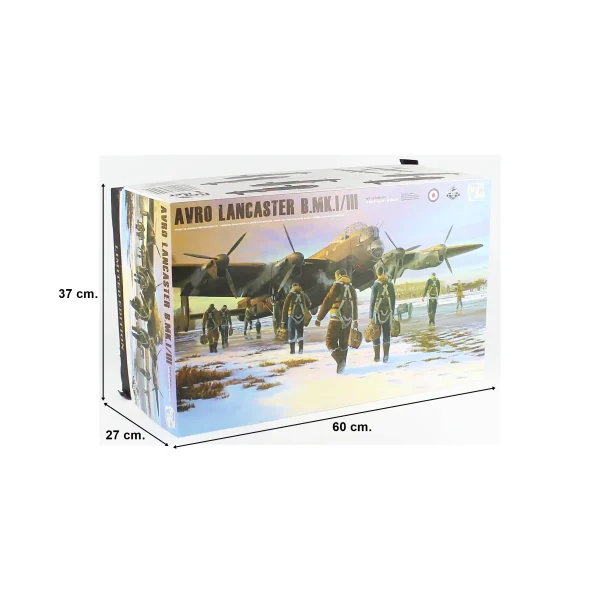 Border BF-010, 1/32 Avro Lancaster B.Mk.I/III (Komple İç Detaylı) Plastik Maketi - Görsel 5