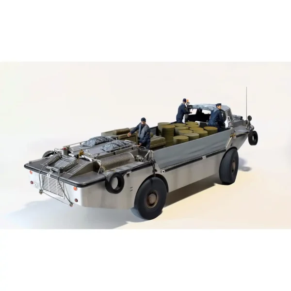 Border BR-002, 1/35 Alman Denizaltı Personeli ve Komutanları Resin Figür Kiti 6'lı - Görsel 3
